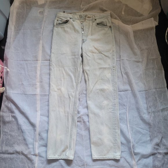 Vintahe 90s Levis High Waist Denim Jeans - Picture 5 of 7